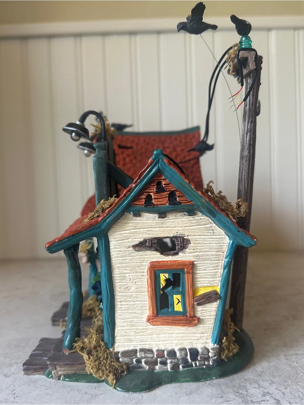 Dept 56 Dead End Motel Halloween Village EUC #55377 Flashing Lights Retired